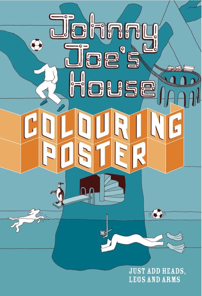 Johnny Joes House Colouring Poster Books
