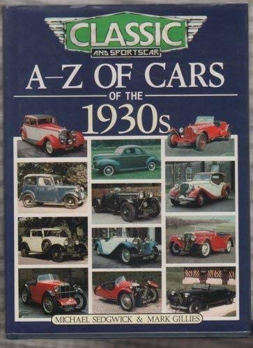 Classic and Sportscar A-Z of Cars of the 1930's book