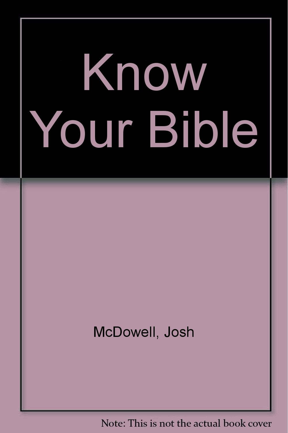 Know Your Bible Religion & Esotericism