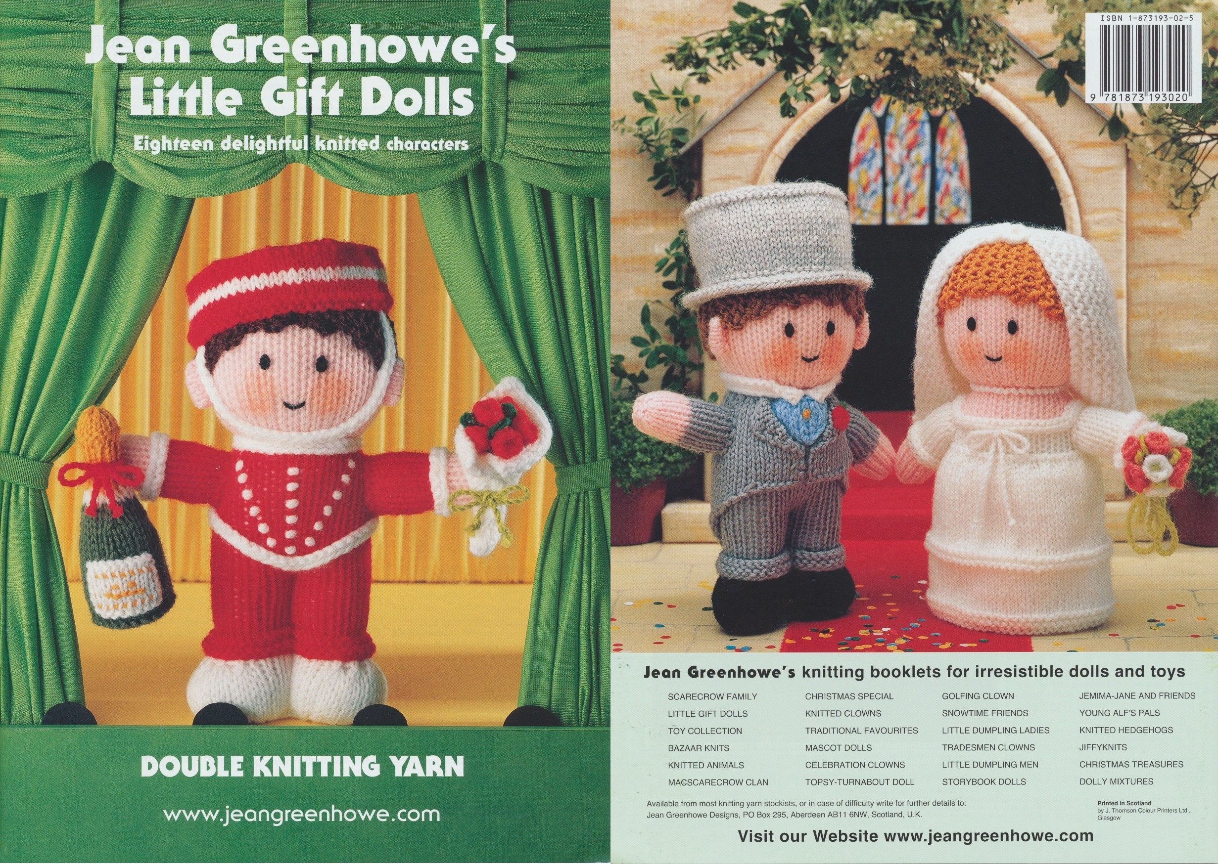 Jean Greenhowe's little gift dolls: Eighteen delightful knitted characters book