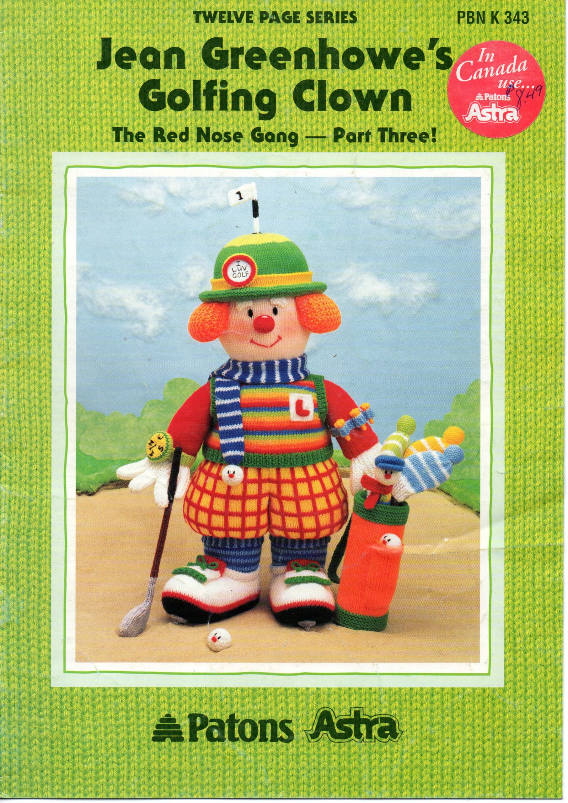 Jean Greenhowe's golfing clown: The red nose gang book
