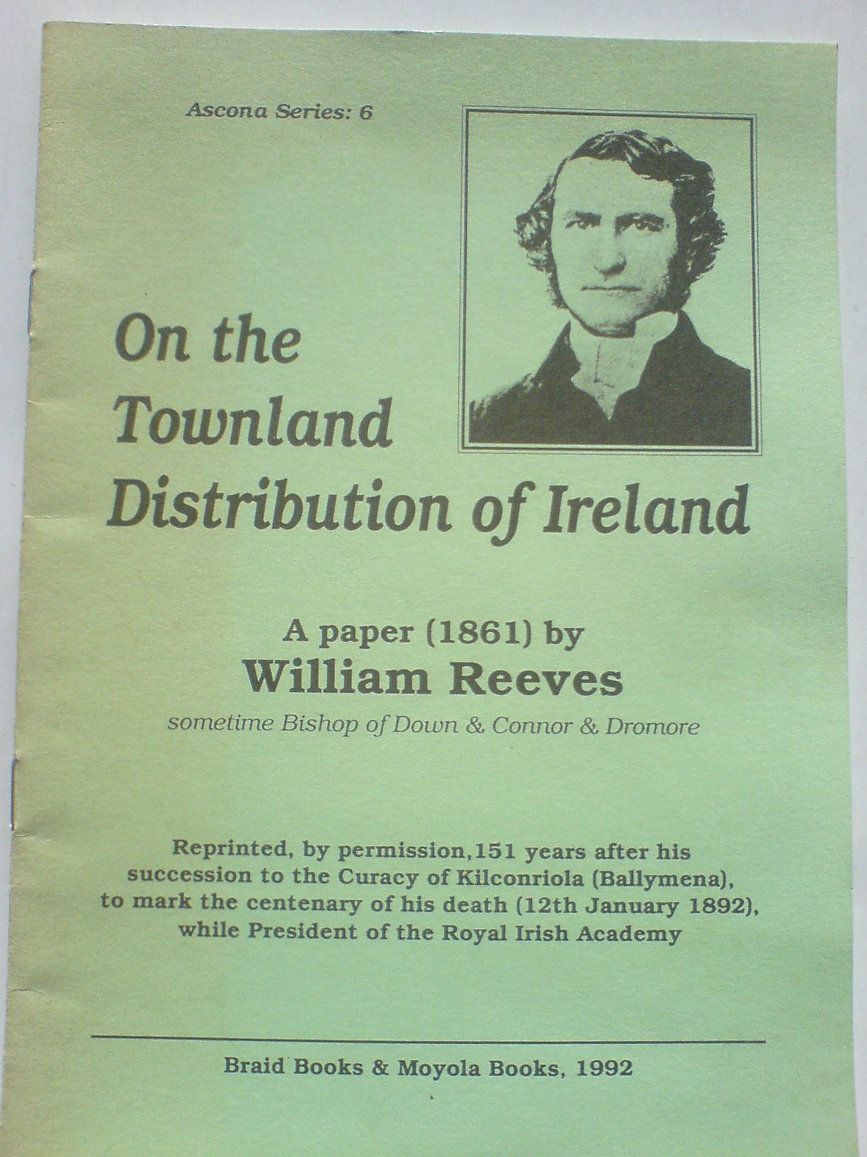 On the Townland Distribution of Ireland book