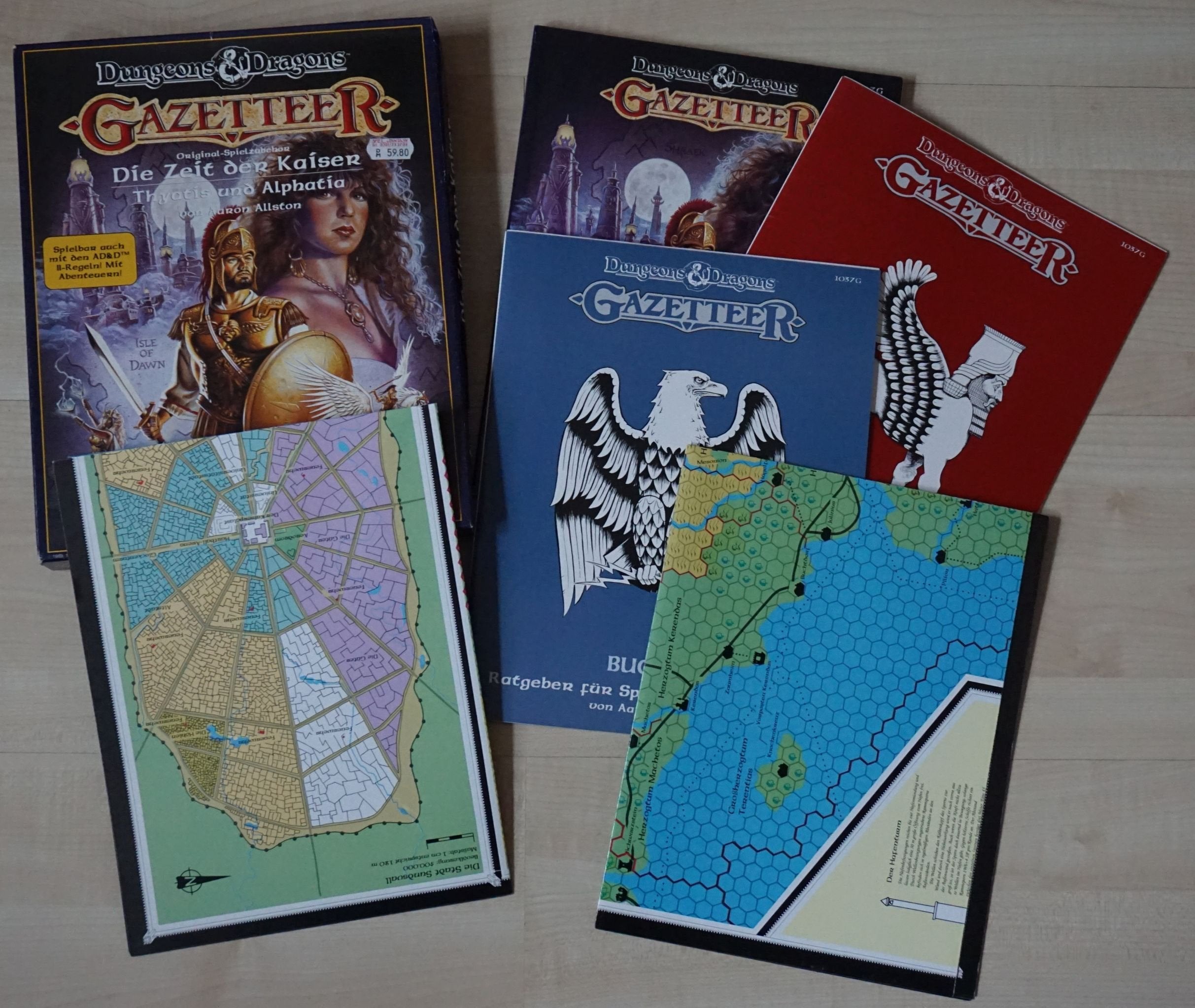 Product Image: Dungeons & Dragons Gazetteer Die Zeit der Kaiser Thyathis und Alphatia