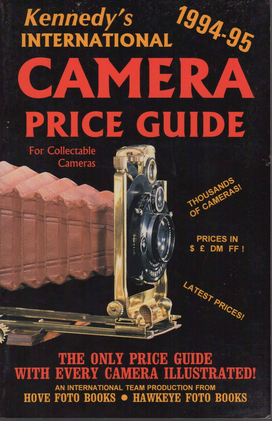 1994-95 (Kennedy's International Camera Price Guide for Collectable Cameras) Hobbies & Crafts