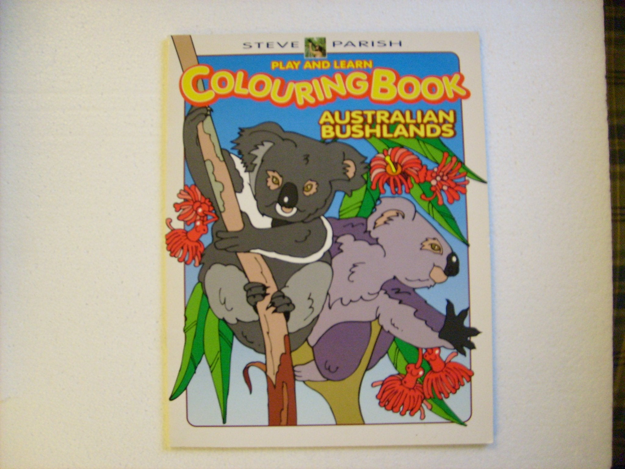 Play and Learn Colouring Book Australian Bushlands Steve Parish 1997 Books