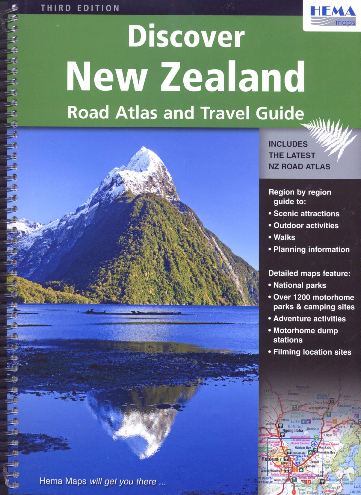 New Zealand discover atlas spir. hema-KOMT NIET MEER book