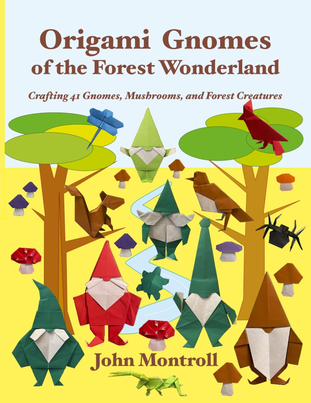 Origami Gnomes of the Forest Wonderland Hobbies & Crafts