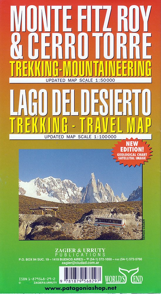 Monte Fitzroy and Cerro Torre Maps & Plans