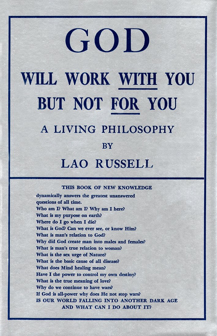 God Will Work With You but Not for You Philosophy