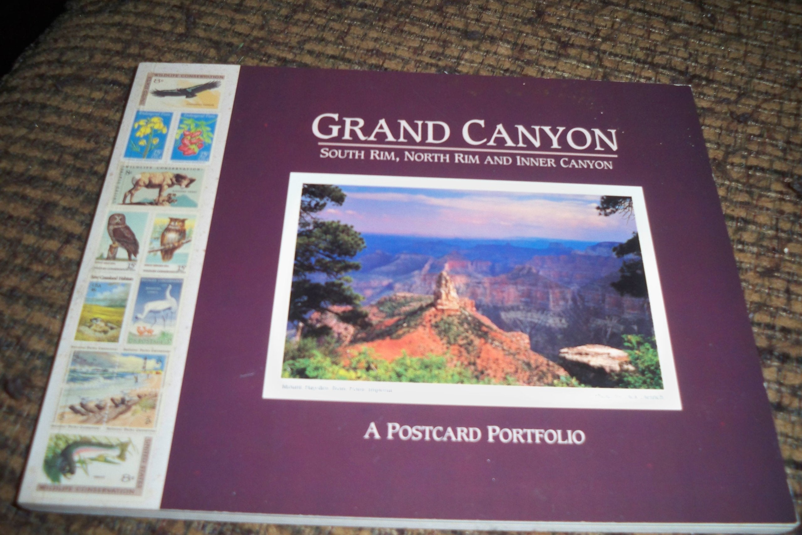 Grand Canyon: South Rim North Rim and Inner Canyon Postcard Portfolio book
