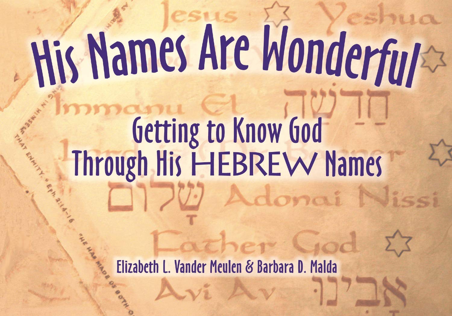 His Names Are Wonderful: Getting to Know God Through His Hebrew Names Social Sciences