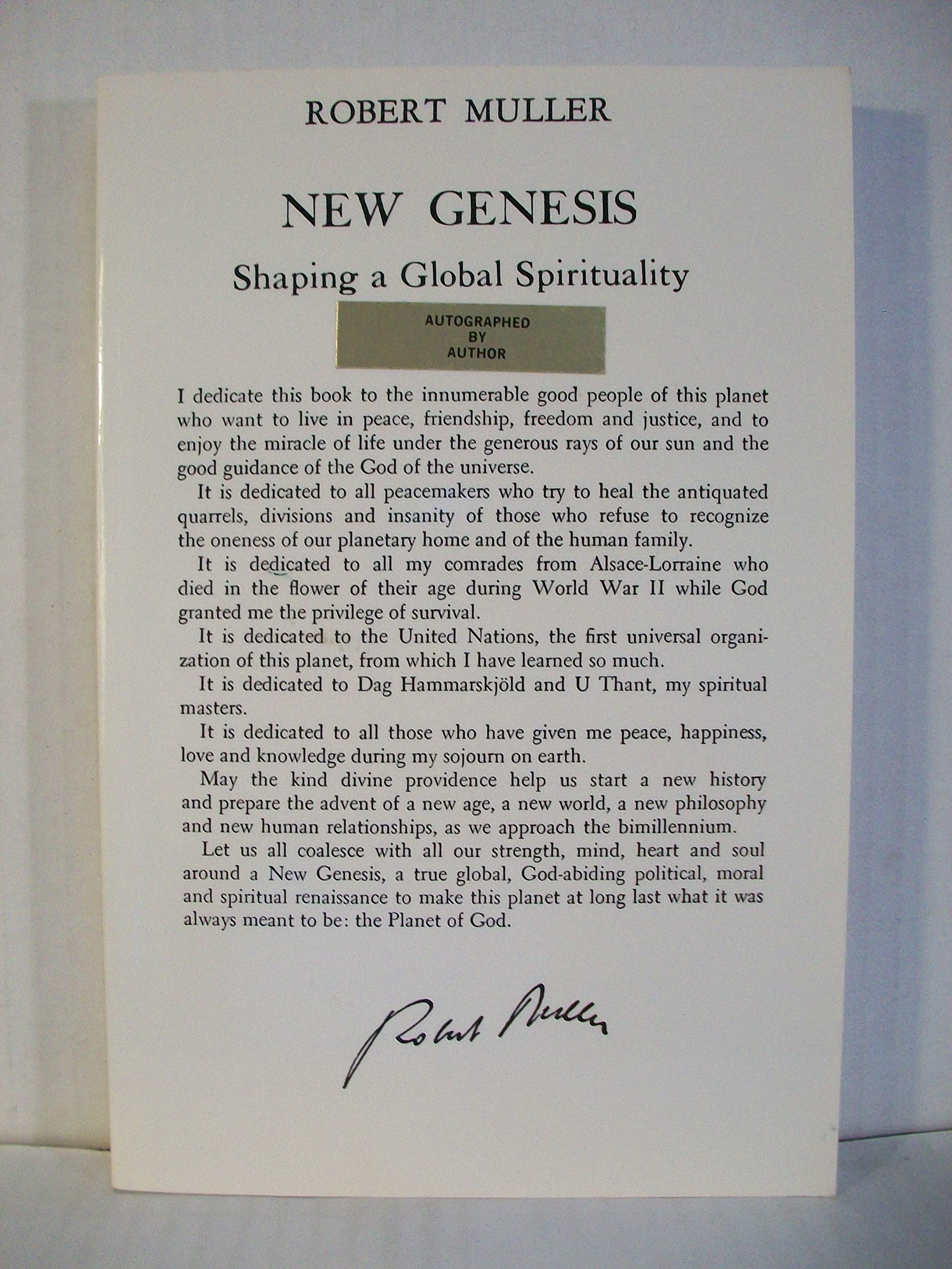 New Genesis (Shaping a Global Spirituality) Books