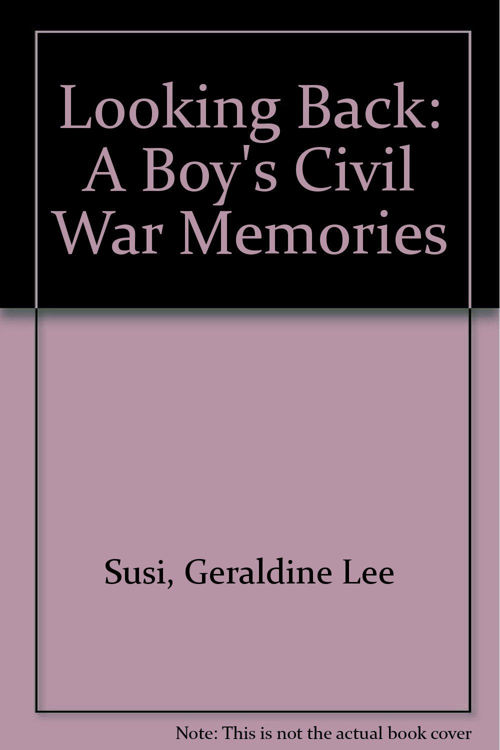 Looking Back: A Boy's Civil War Memories book