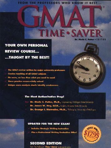 Gmat Time Saver: A Concise, Effective Review for the Graduate Management Admission Test (Professors Time Saver Study Guide Series) Business, Finance & Career