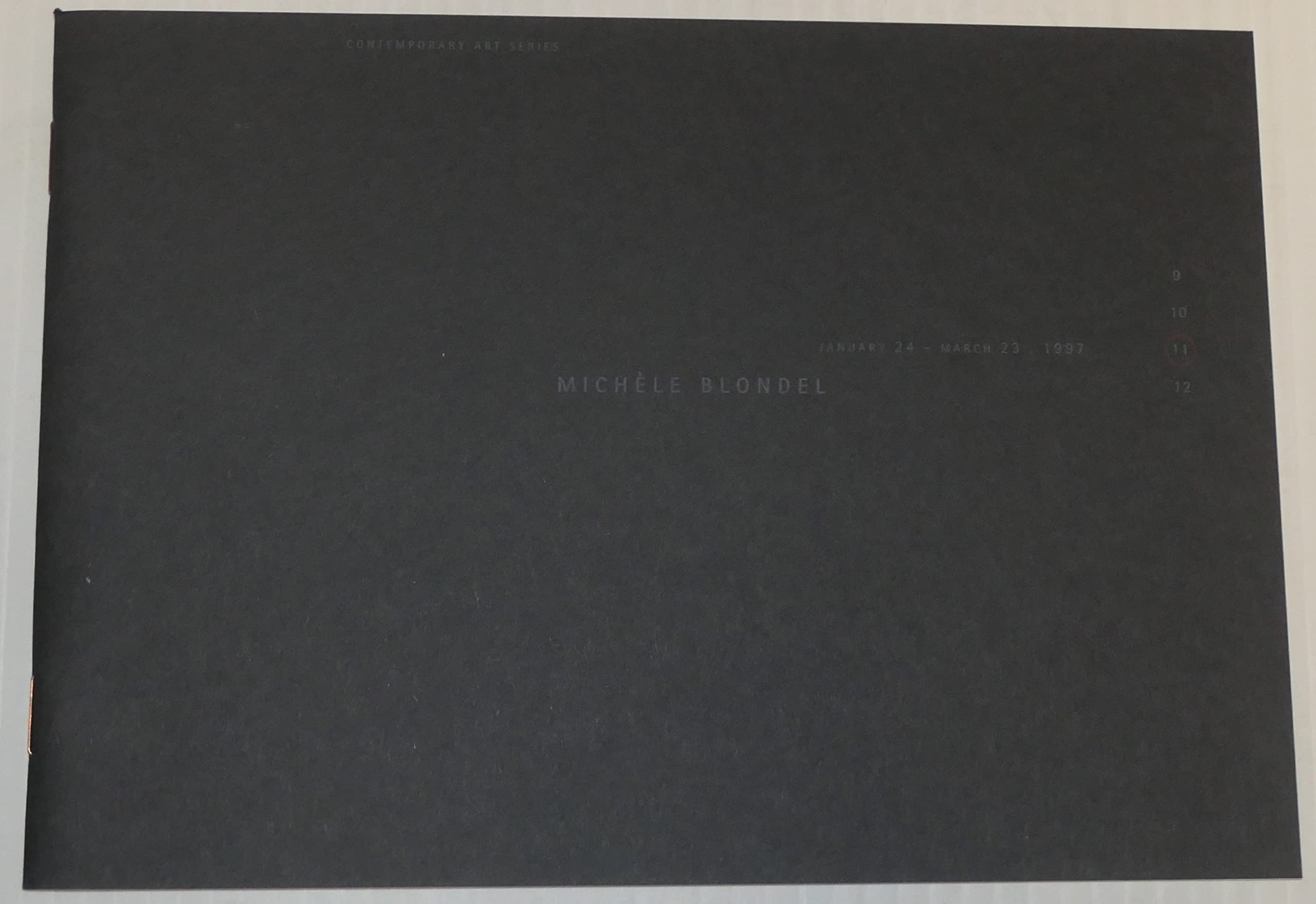 Miche?le Blondel: January 24-March 23, 1997 (Contemporary art series) Books