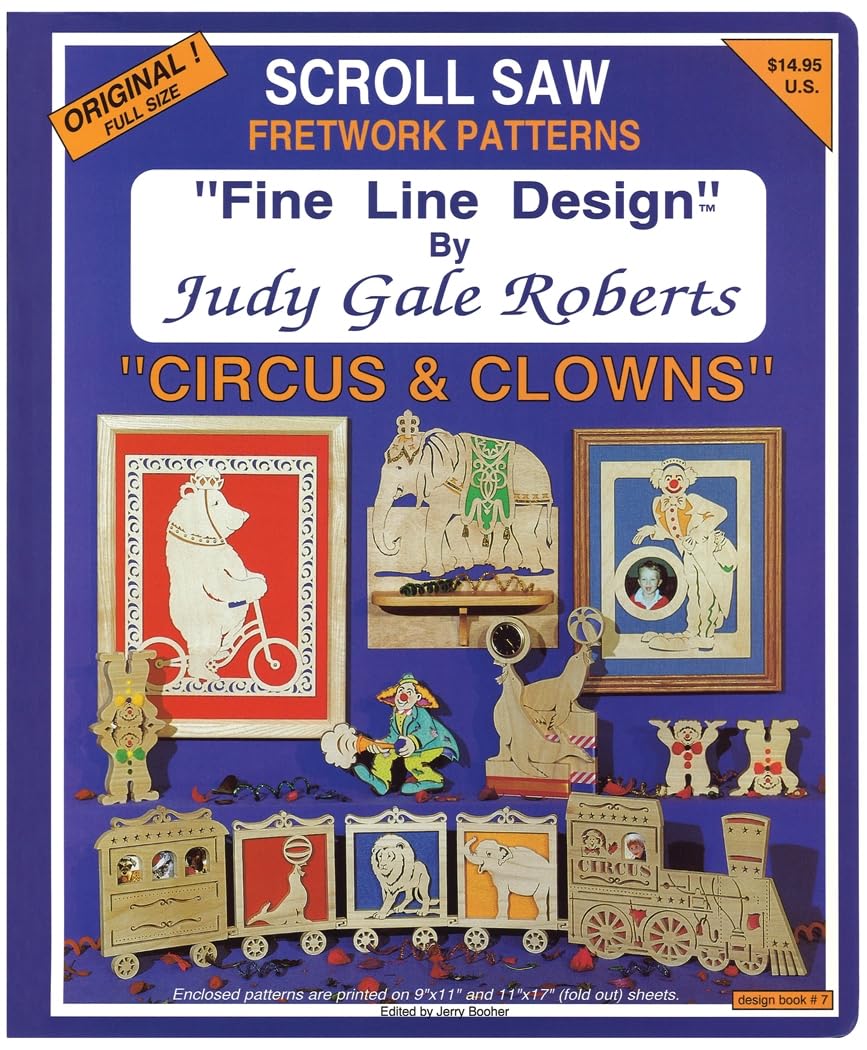 Fine Line Design: Circus and Clowns (Design Book No 7) Hobbies & Crafts