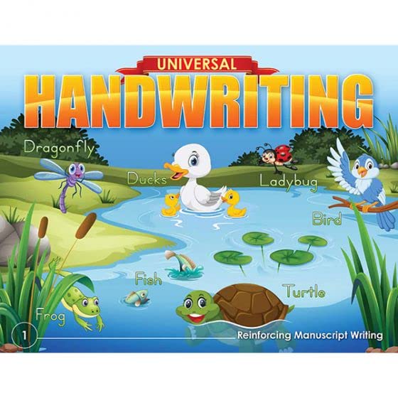 Universal Handwriting: Reinforcing Manuscript Writing (Grade 1) Books