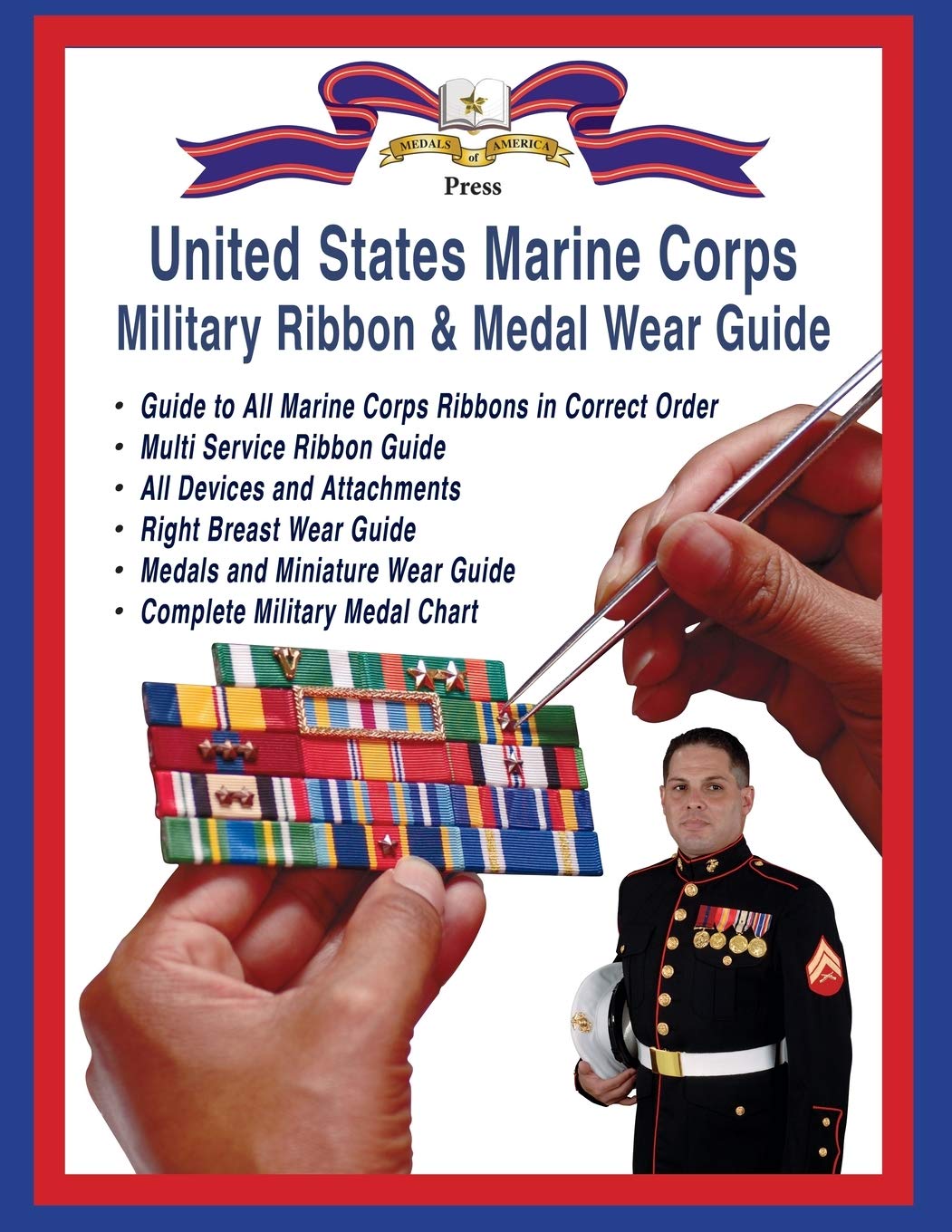 Marine Corps Military Ribbon & Medal Wear Guide Hobbies & Crafts