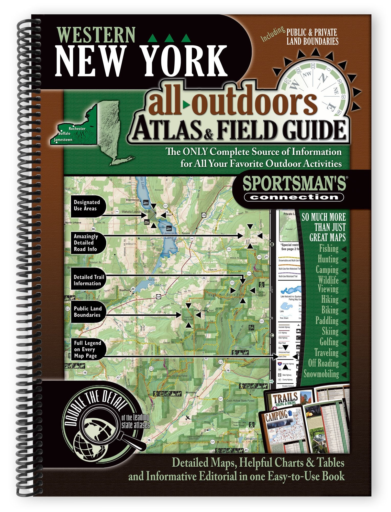 Western New York All-Outdoors Atlas & Field Guide Learning & Reference