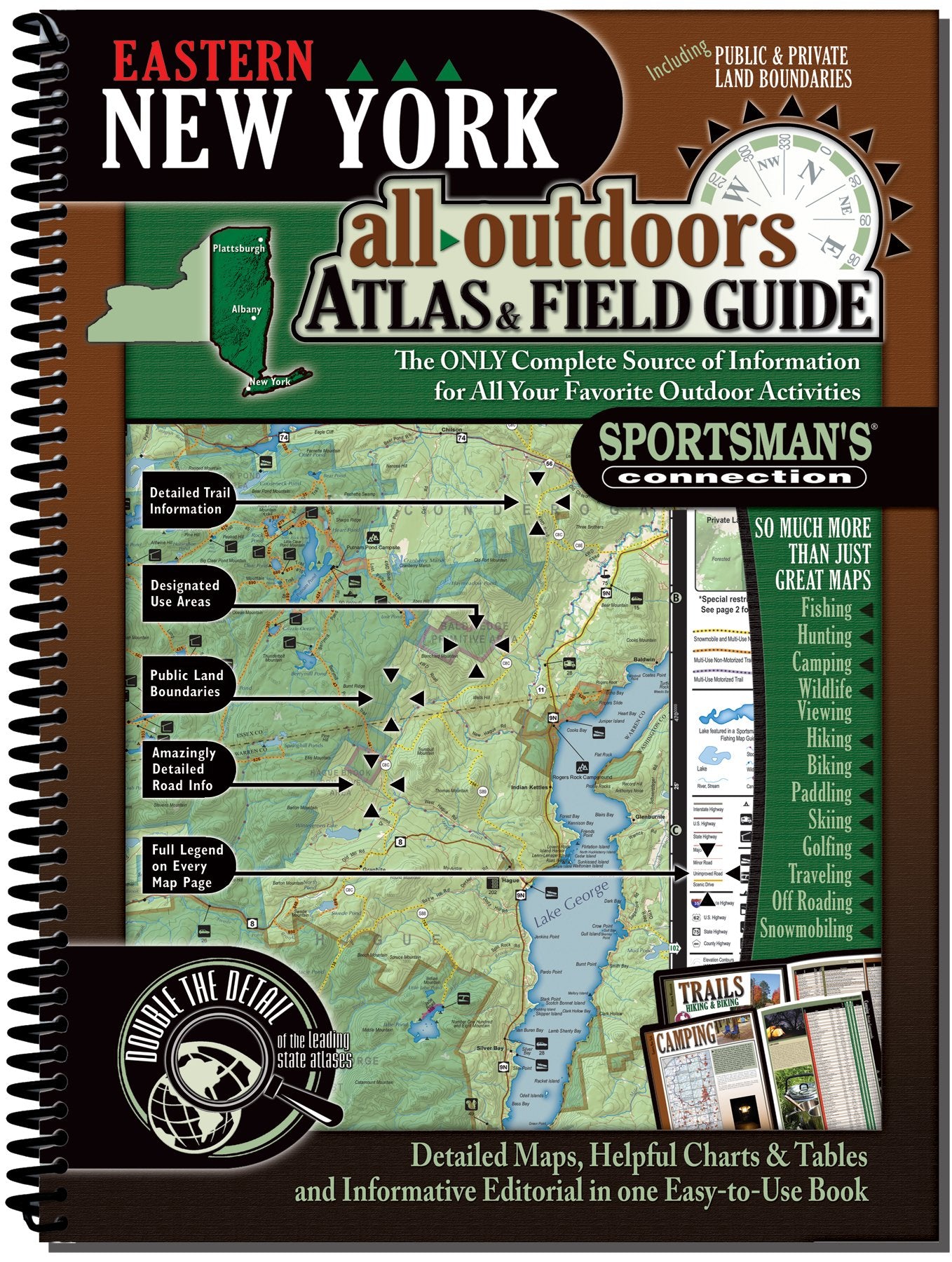Eastern New York All-Outdoors Atlas & Field Guide Learning & Reference