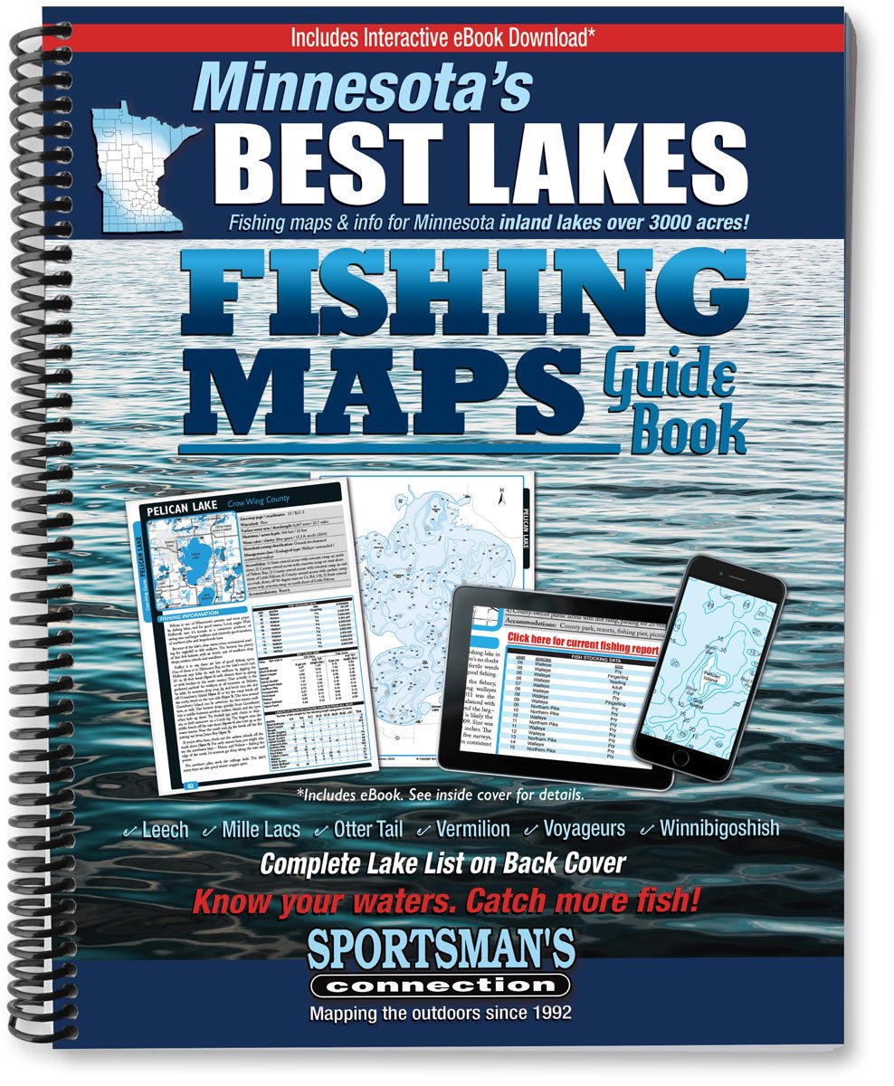 Minnesota's Best Lakes Fishing Maps Guide Book Learning & Reference