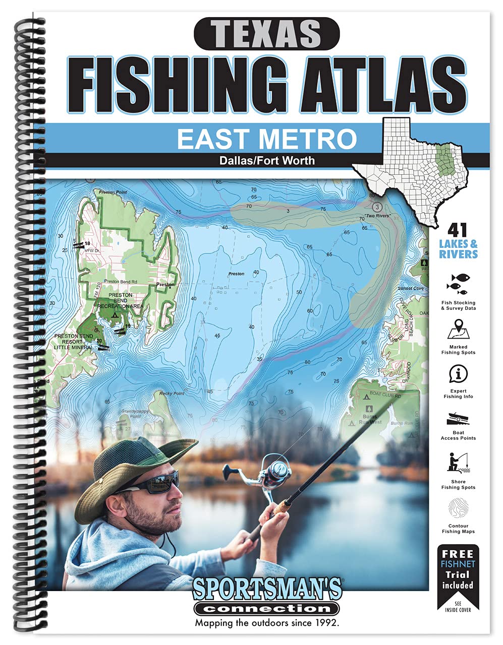East Metro Dallas/Fort Worth Texas Fishing Atlas (Sportsman's Connection) Books