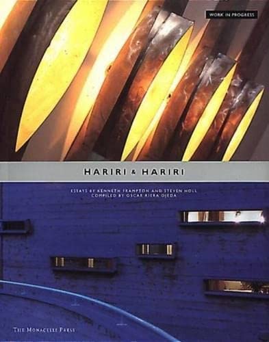 Product Image: Hariri and Hariri: Essays (Work in Progress (Monacelli Pr))