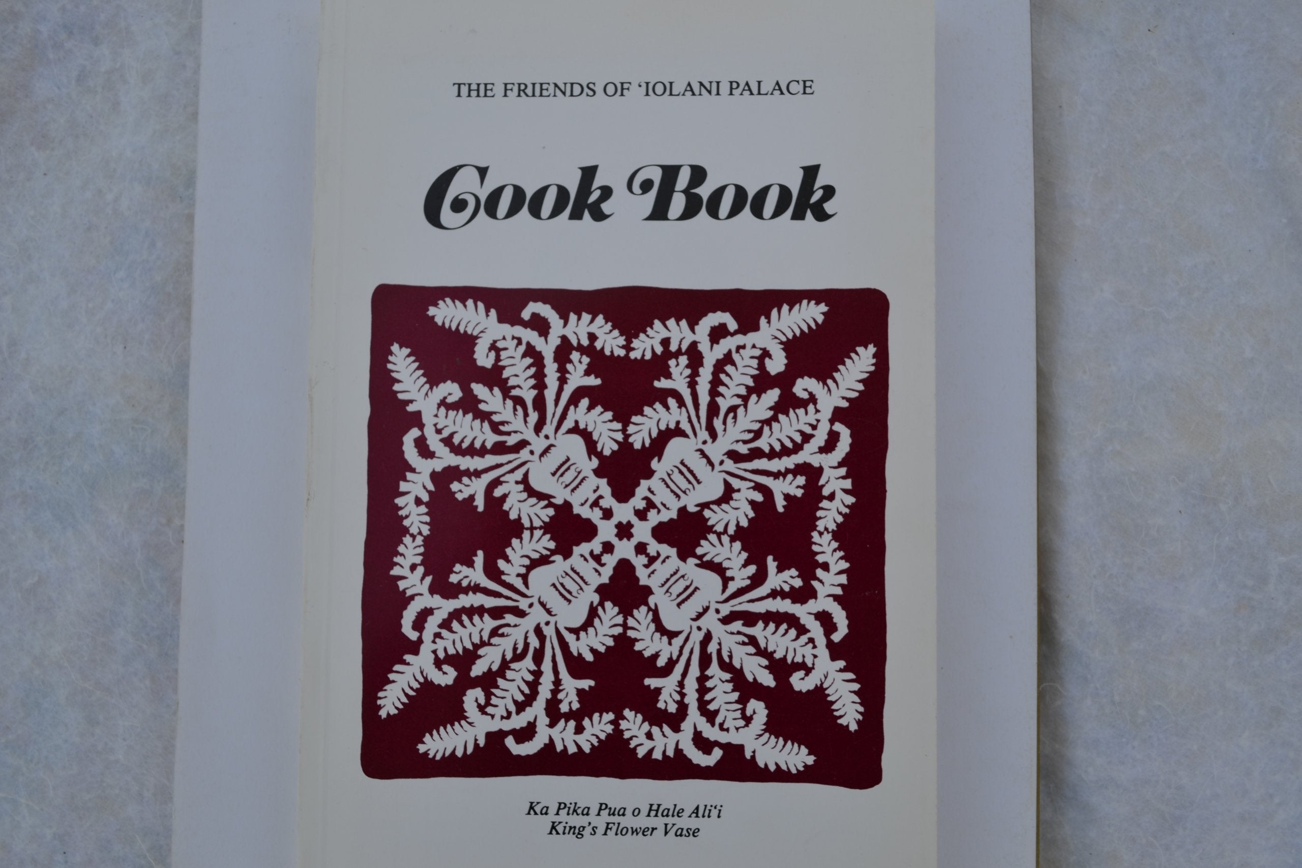 Friends of 'Iolani Palace Cook Book Books