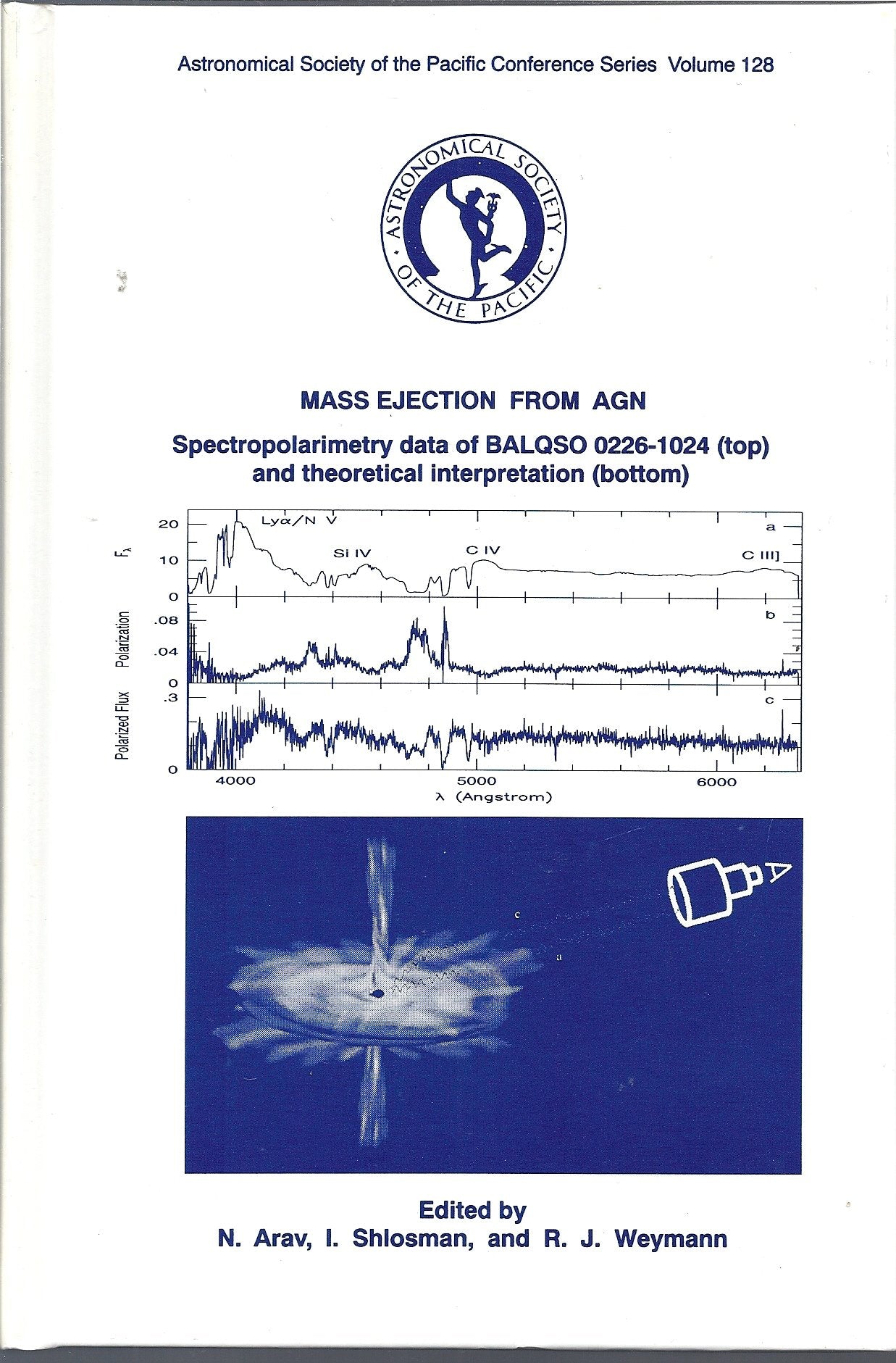Product Image: Mass ejection from AGN: Proceedings of a workshop held at the Carnegie Observ...