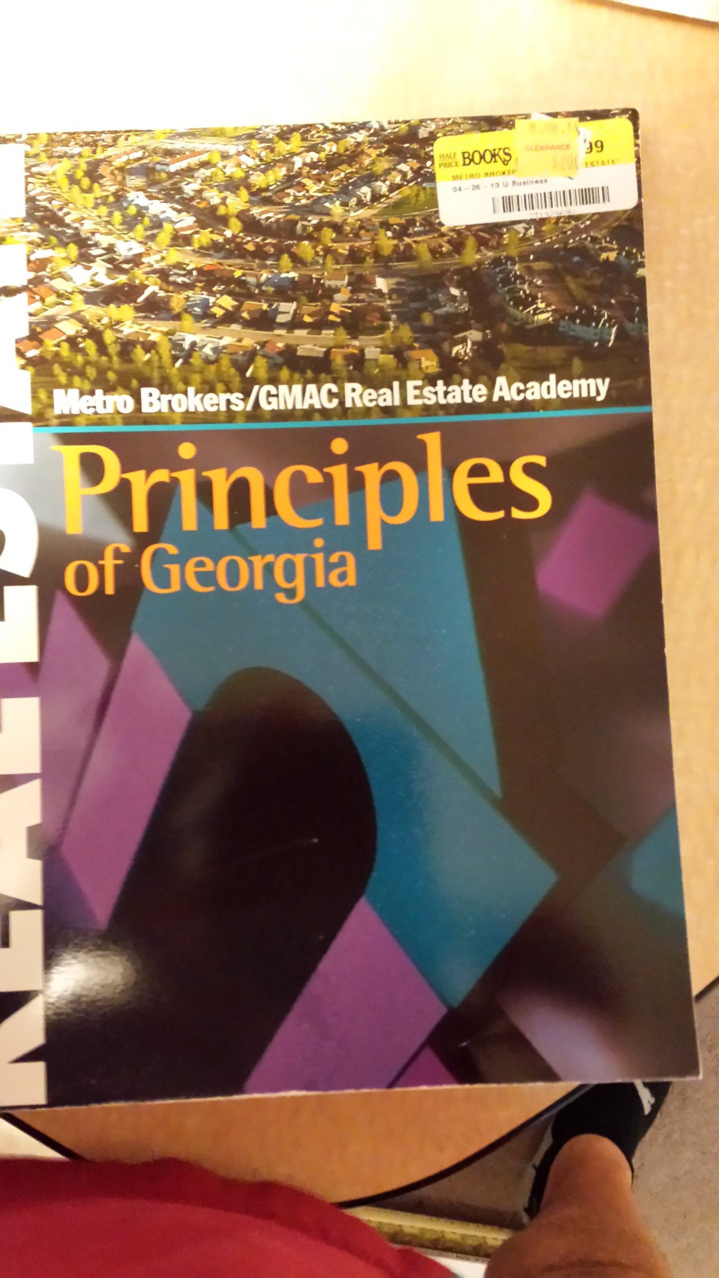 METRO BROKERS/ (GMAC REAL ESTATE ACADEMY; PRINCIPLES OF GEORGIA) Books