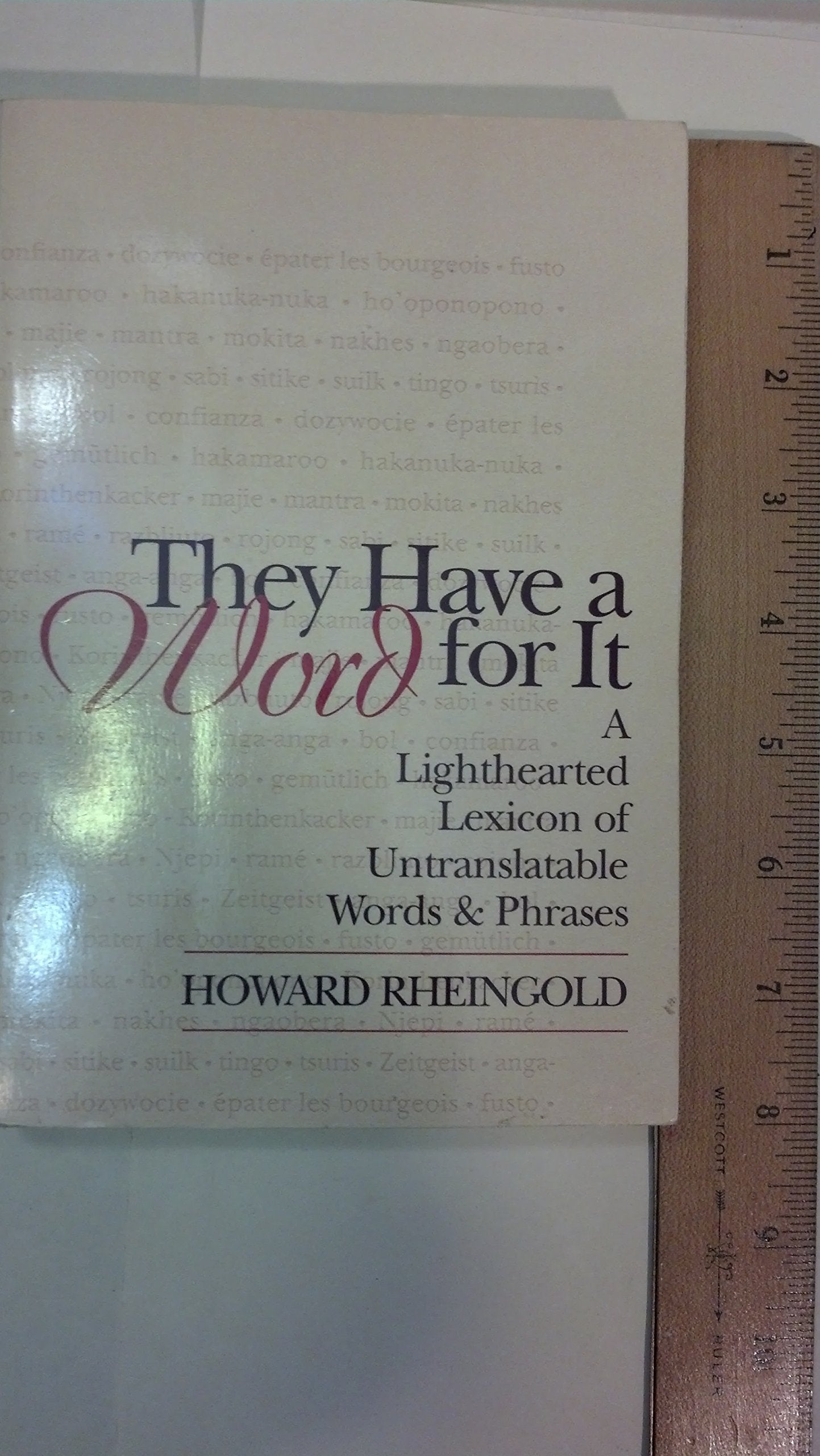 They Have a Word for It: A Lighthearted Lexicon of Untranslatable Words & Phrases: A Lighthearted Lexicon of Untranslatable Words and Phrases Reference Books
