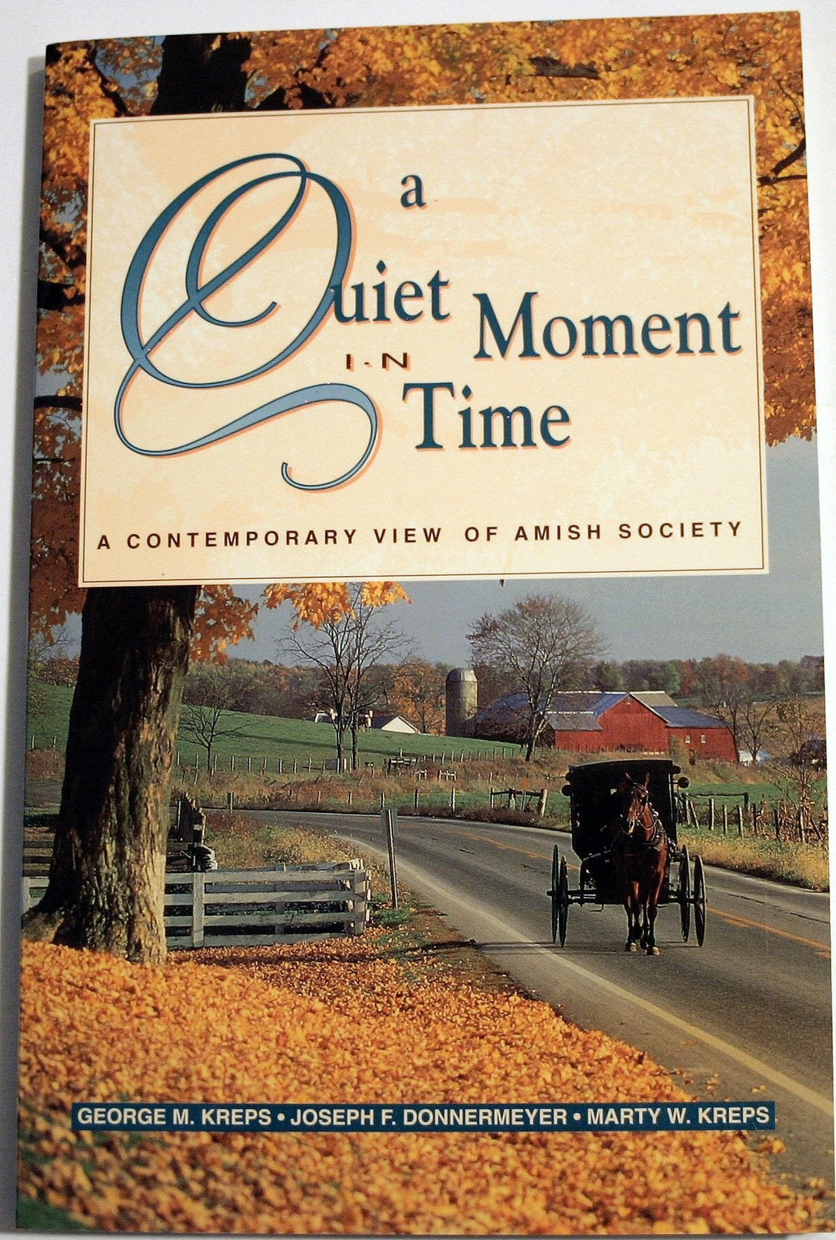 Quiet Moment in Time: A Contemporary View of Amish Society Books