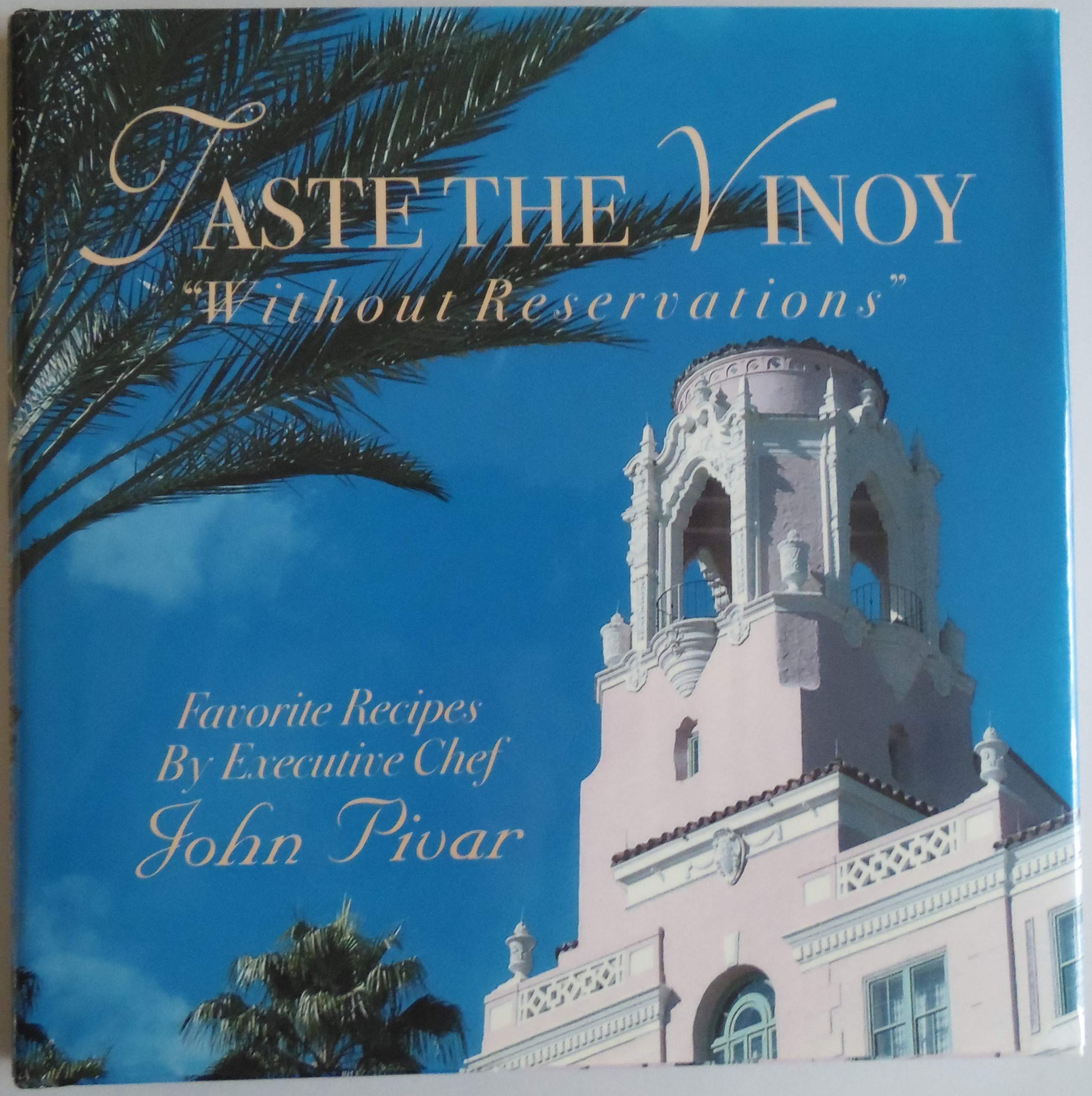 Taste the Vinoy "Without Reservations" Books