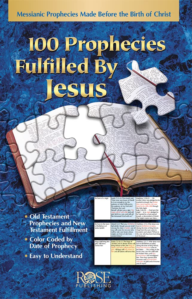 100 Prophecies Fulfilled by Jesus: Messianic Prophecies Made Before the Birth of Christ Religion & Esotericism