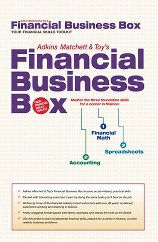 Adkins & Matchett's Financial Business Box by Alastair Matchett (2000-09-01) Books