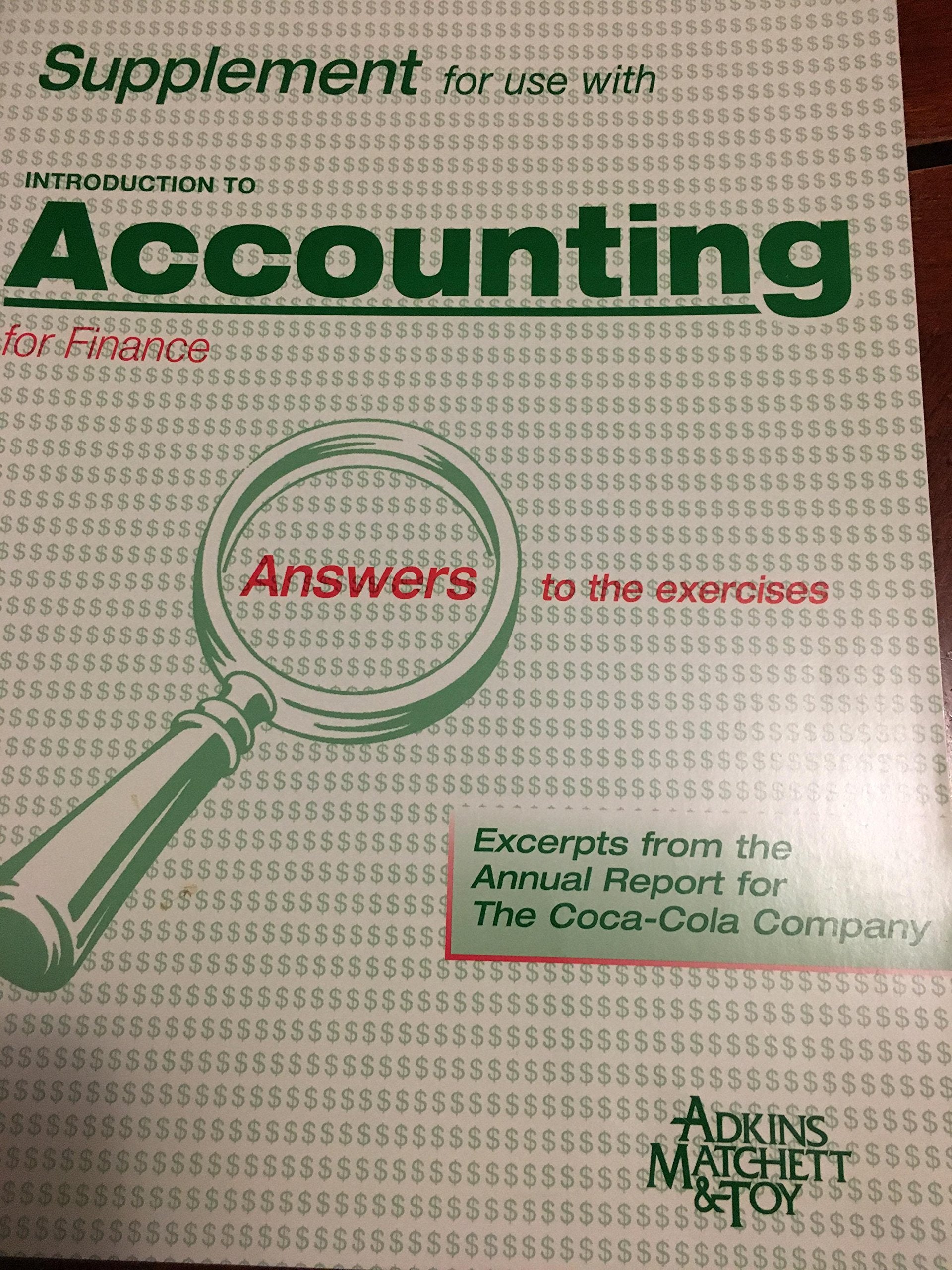 Introduction to Accounting for Finance, Fourth Edition book