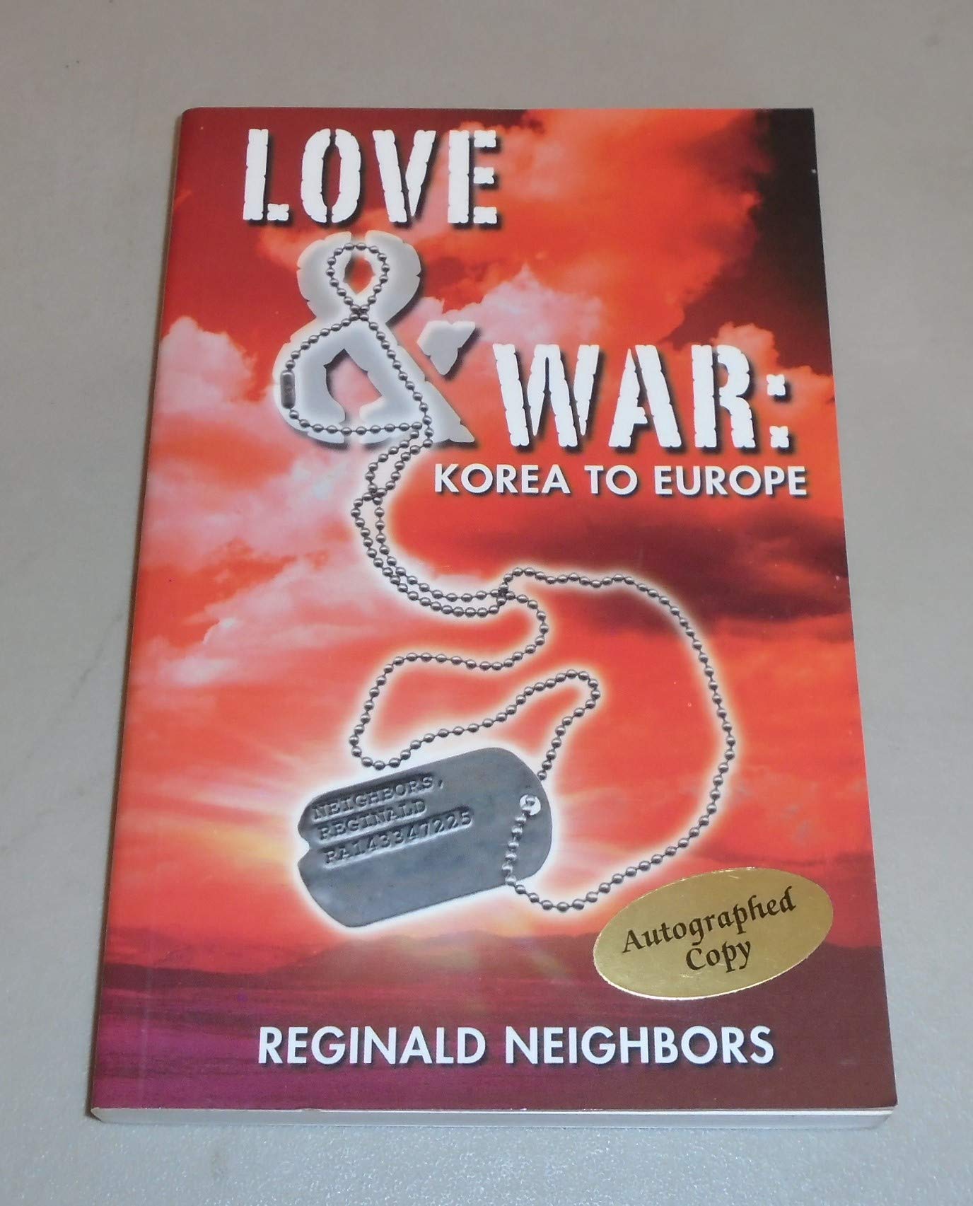 love---war--korea-to-europe-edition--reprint book