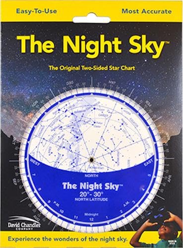 The Night Sky Planisphere 20°-30°N (Small Plastic) Reference Books