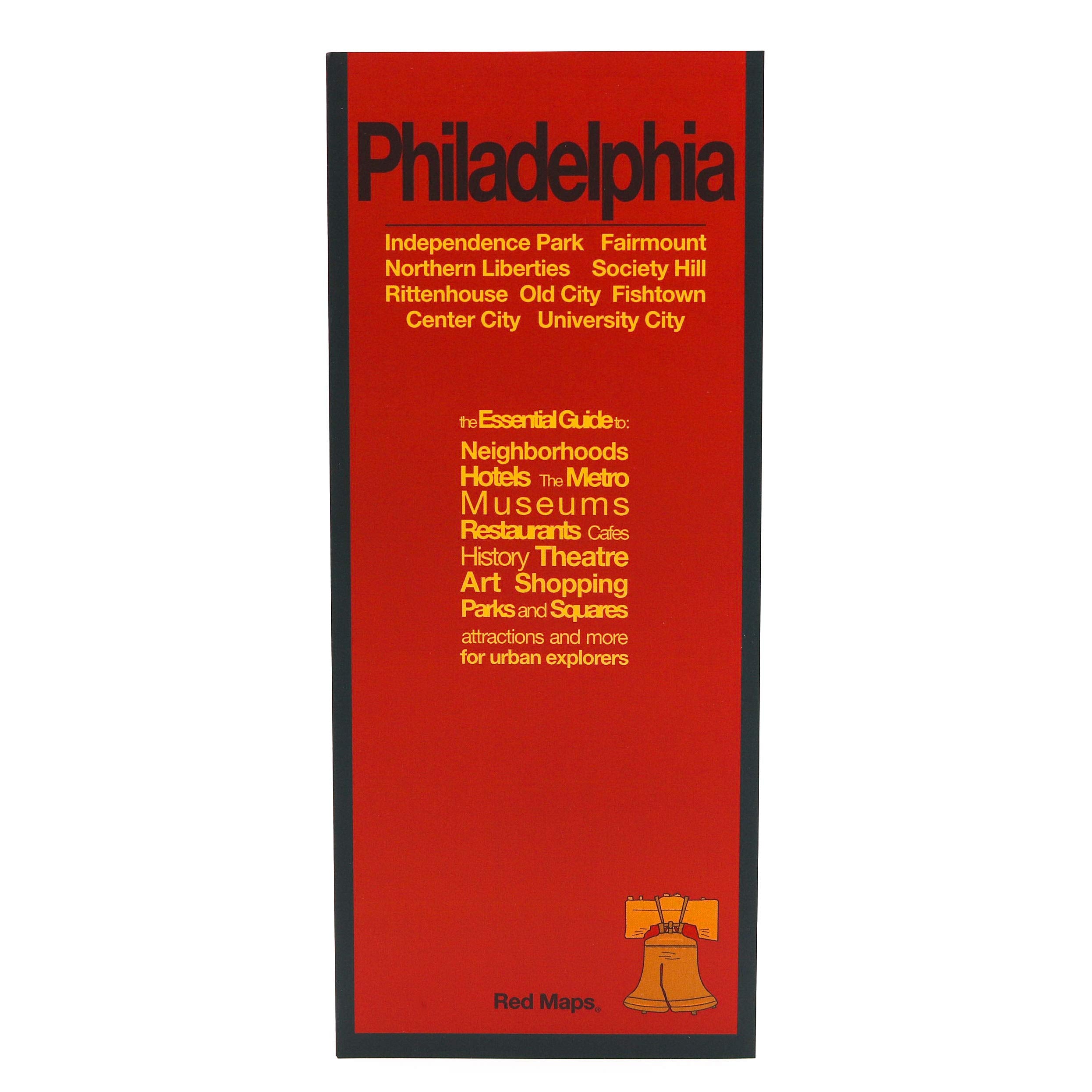 Red Maps PHILADELPHIA Street Map and City Guide book