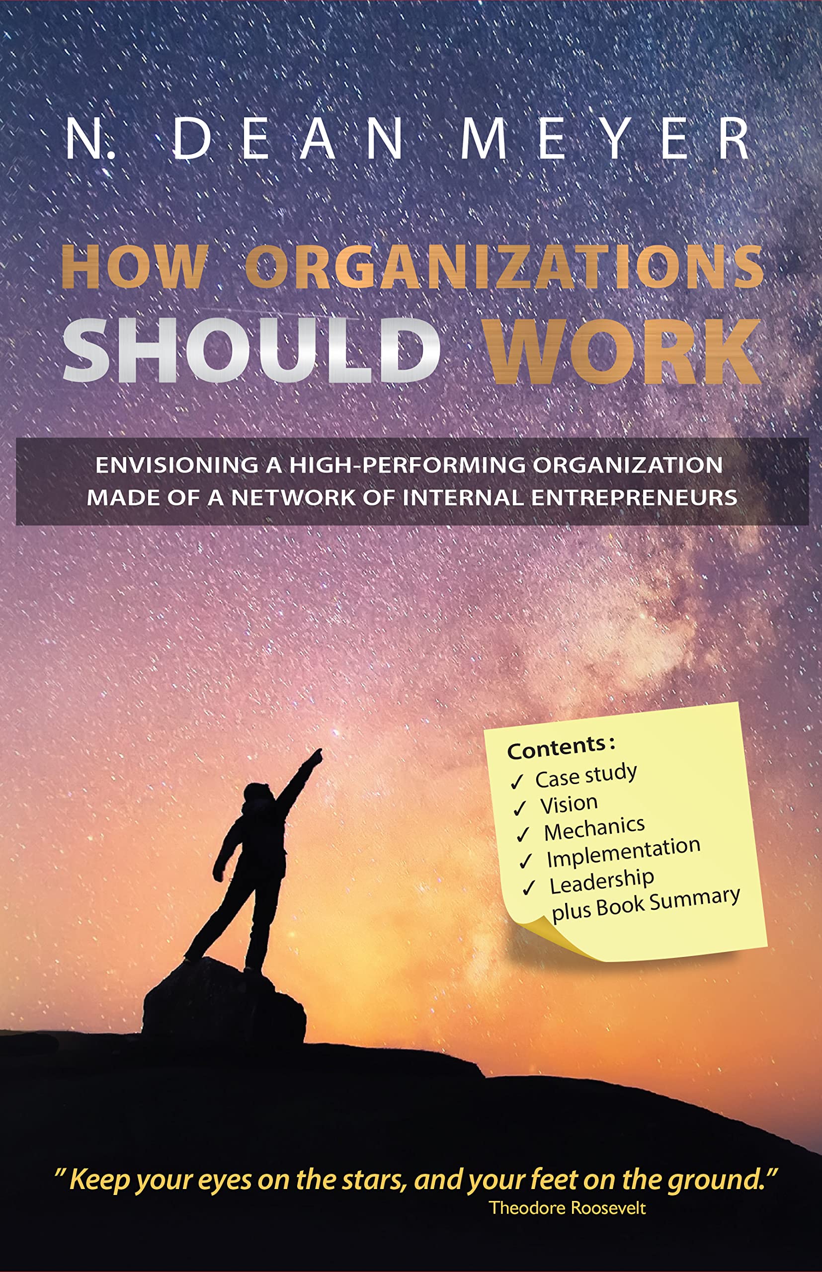 How Organizations Should Work: envisioning a high-performing organization made of a network of internal entrepreneurs Books
