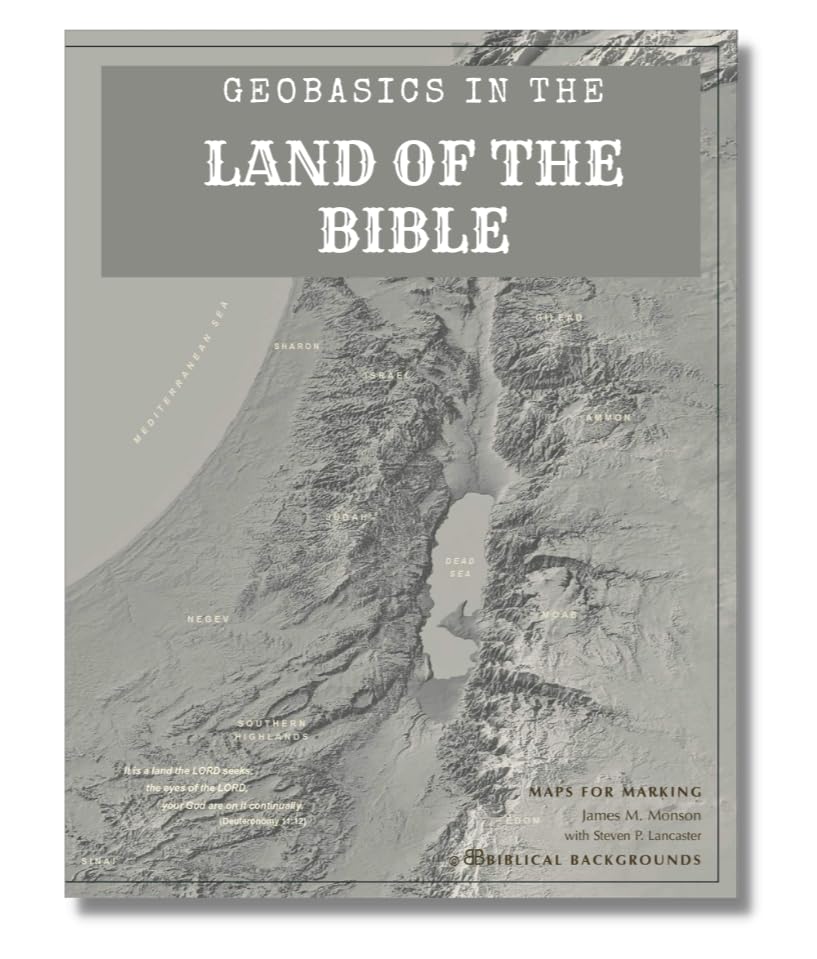Geobasics in the Land of the Bible: Maps for Marking Books