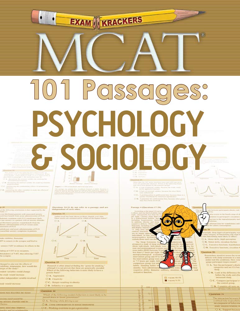 Examkrackers MCAT 101 Passages: Psychology & Sociology Learning & Reference