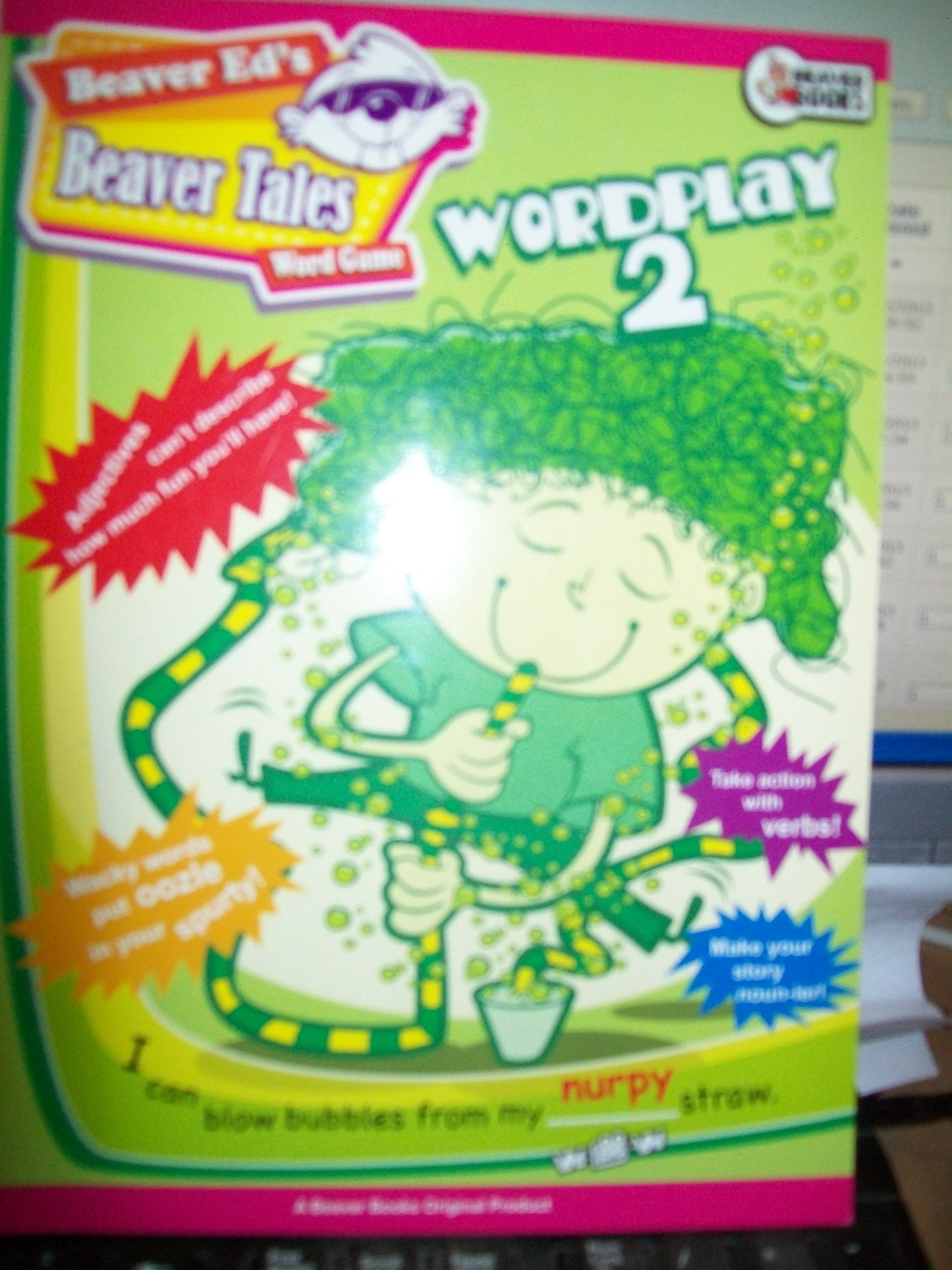 Beaver Ed's Beaver Tales Word Game Wordplay 2 Books