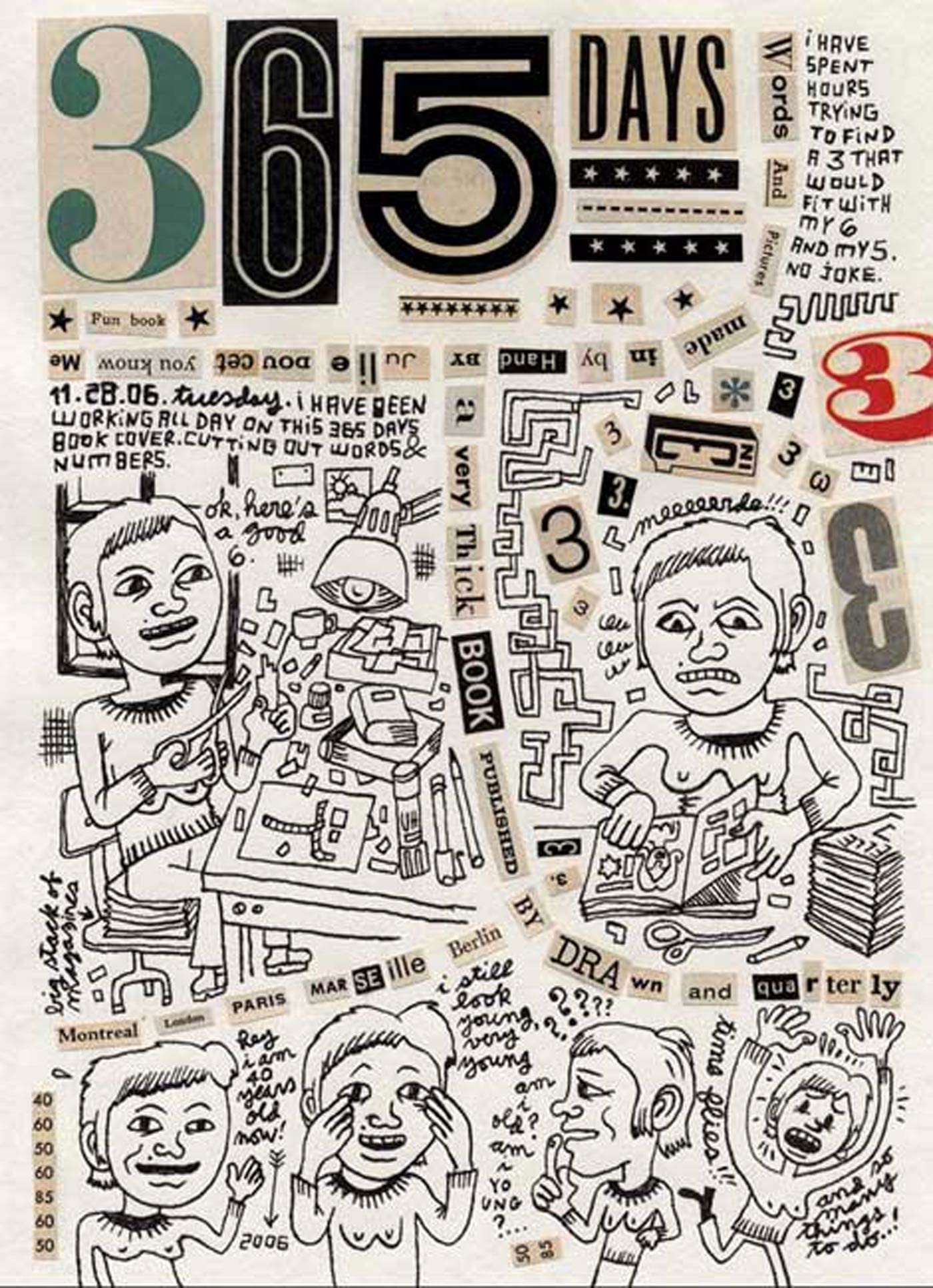 365 Days: A Diary by Julie Doucet Fiction