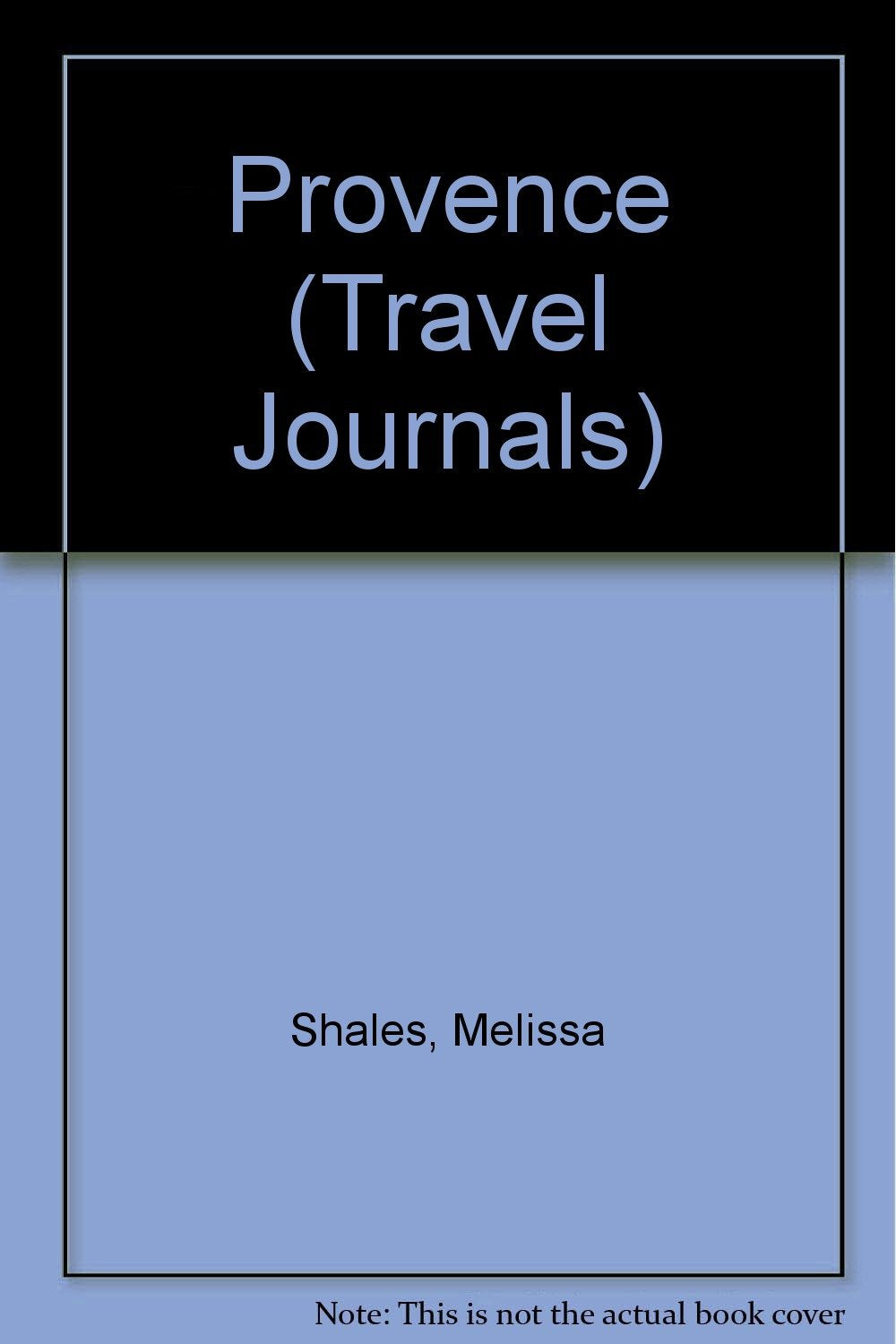 Provence Travel Journal book
