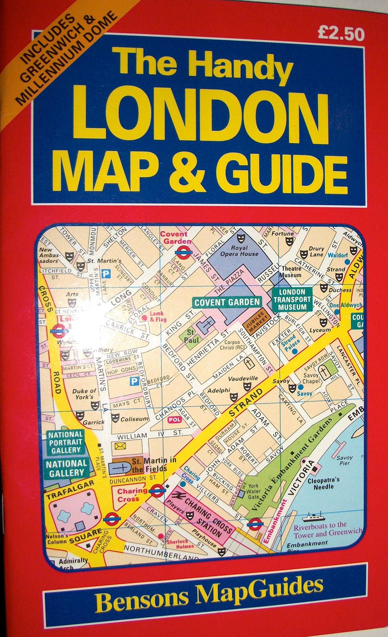 The Handy London Map and Guide Leisure, Home & Garden
