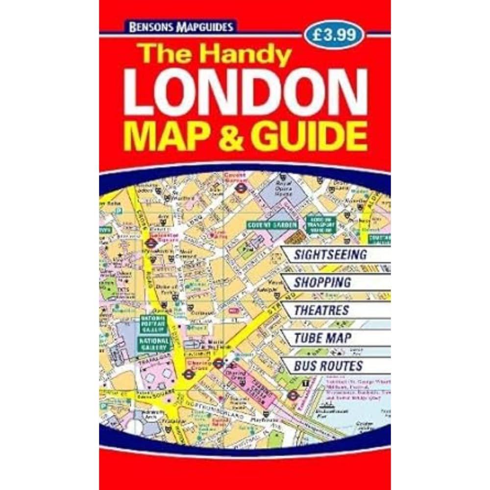 The Handy London Map & Guide Leisure, Home & Garden Books