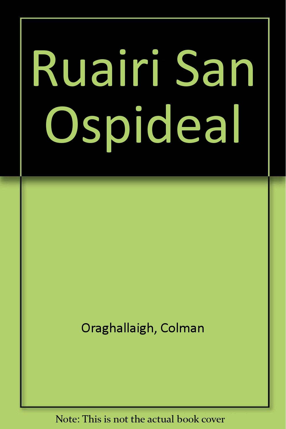 Ruairi San Ospideal book