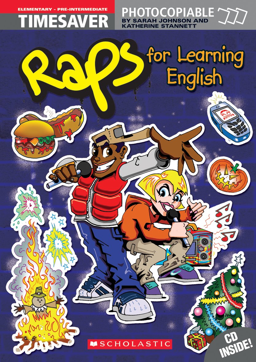 Timesaver Raps for Learning English - With Audio CD: For Learning English, Photocopiable Foreign Languages ​​& Dictionaries