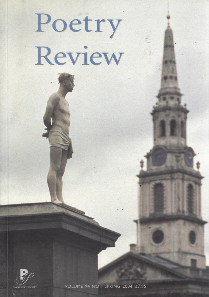 Product Image: Poetry Review Spring 2004: v.94,No.1